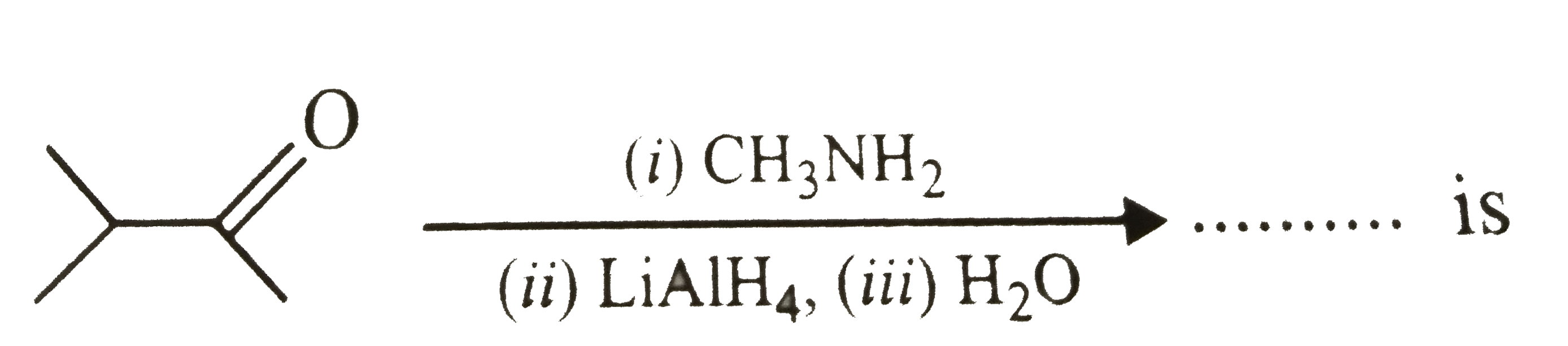 The major organic product formed from the following reaction
