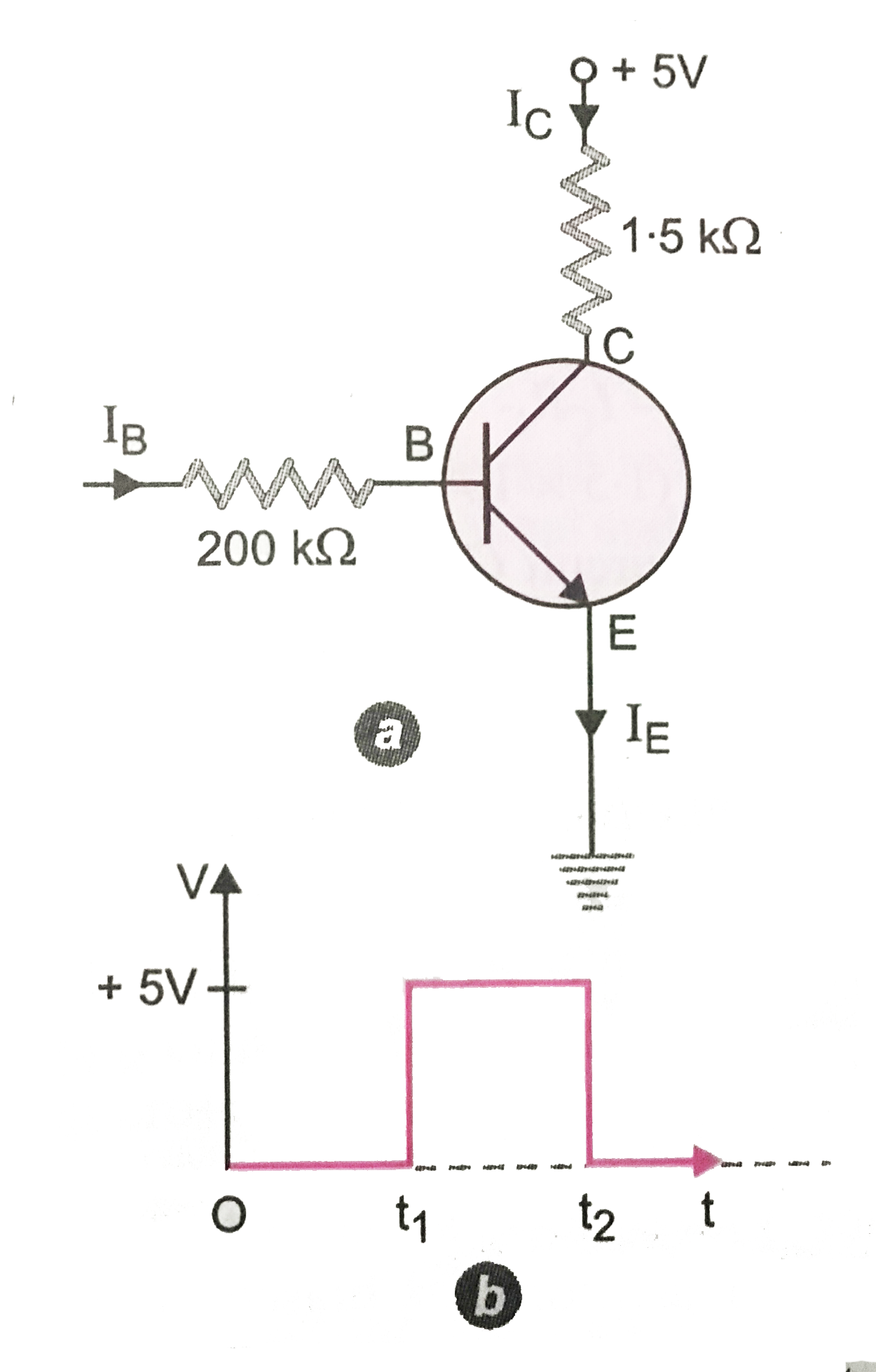 In The Circuit Shown In Fig If We Assume That When The Inpu