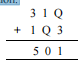 Find Q in the addition.