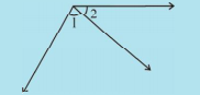 Are the angles marked 1 and 2 adjacent?If they are not adjacent, say,'why'.