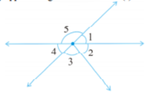 Indicate which pairs of angles are:  Linear pairs.