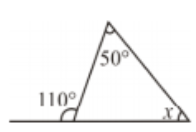 Find angle x in Fig.