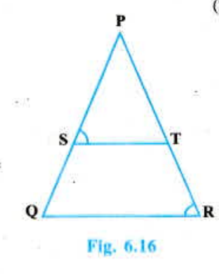 In (PS)/(SQ)=(PT)/(TR) and angle PST= angle PRQ. Prove that PQR is an isosceles triangle.