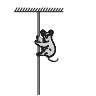 A monkey of mass 40kg climbs on a rope (Fig. 5.20) which can stand a maximum tension of 600 N. in which of the following cases will the rope break: the monkey:-