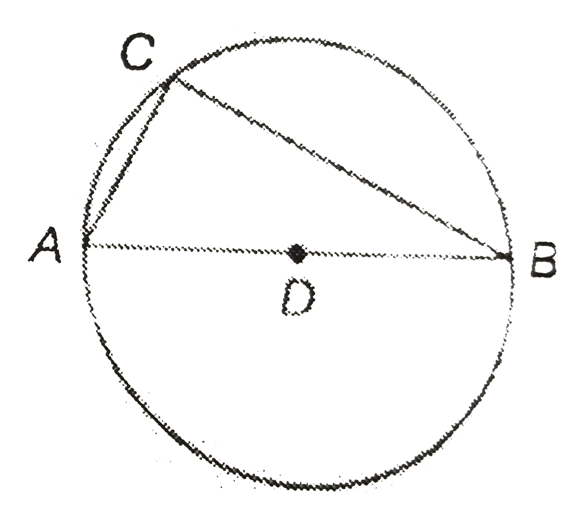 Show that any angle in a semi-circle is a right angle. The following