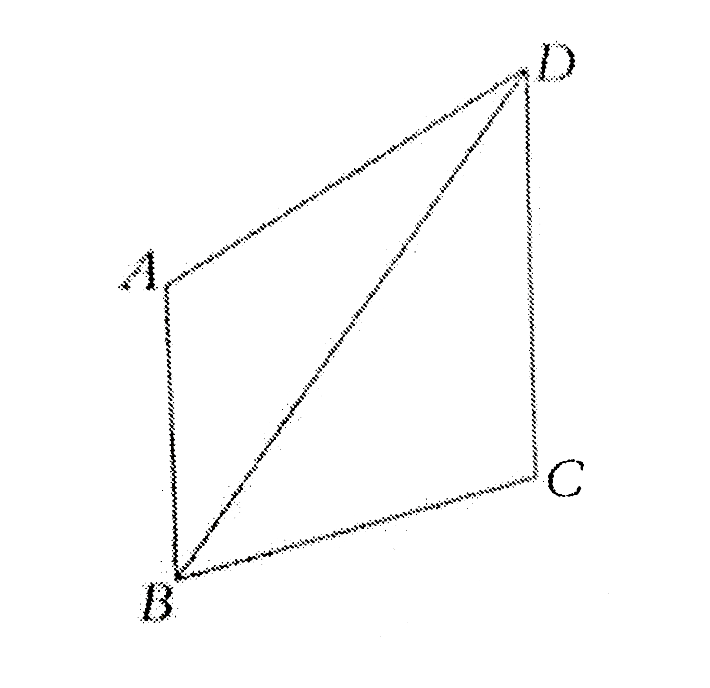 In the above figure, AB=BC=8 cm and AD=CD=10 cm, which axiom best proves the congruence of DeltaABD and DeltaCBD?