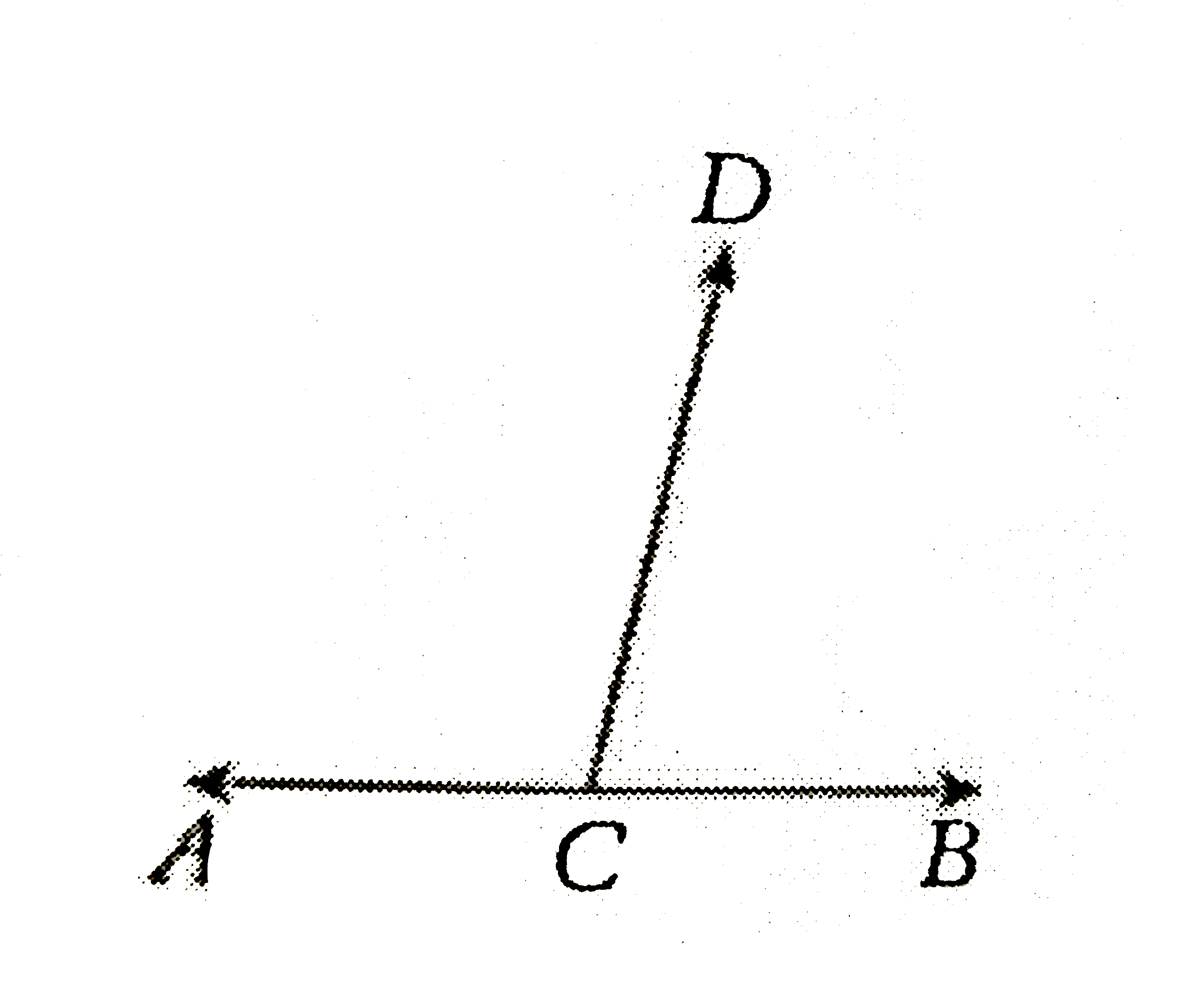 In the above figure, ACB is a straight line and angleACD:angleDCB=2:1 . Find angleDCB.