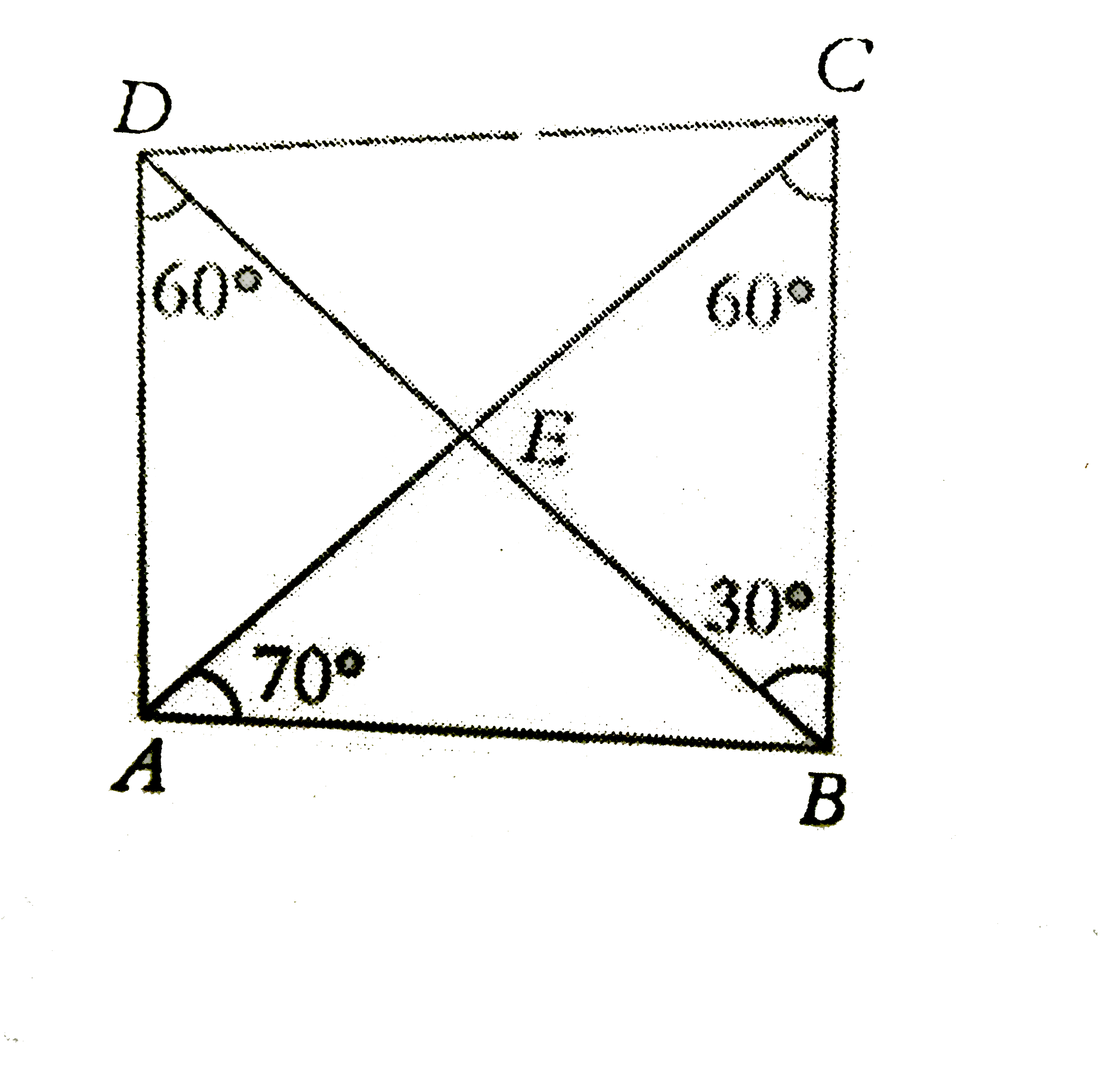 In the given figure, ABCD is a quadrilateral angleADB=60^(@), angleBAC=70^(@),angleDBC=30^(@), and