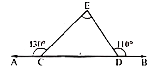 दिए गए चित्र में angleCED  का मान होगा
