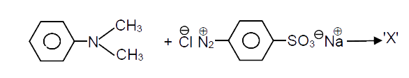 formed product 'X' is used as: