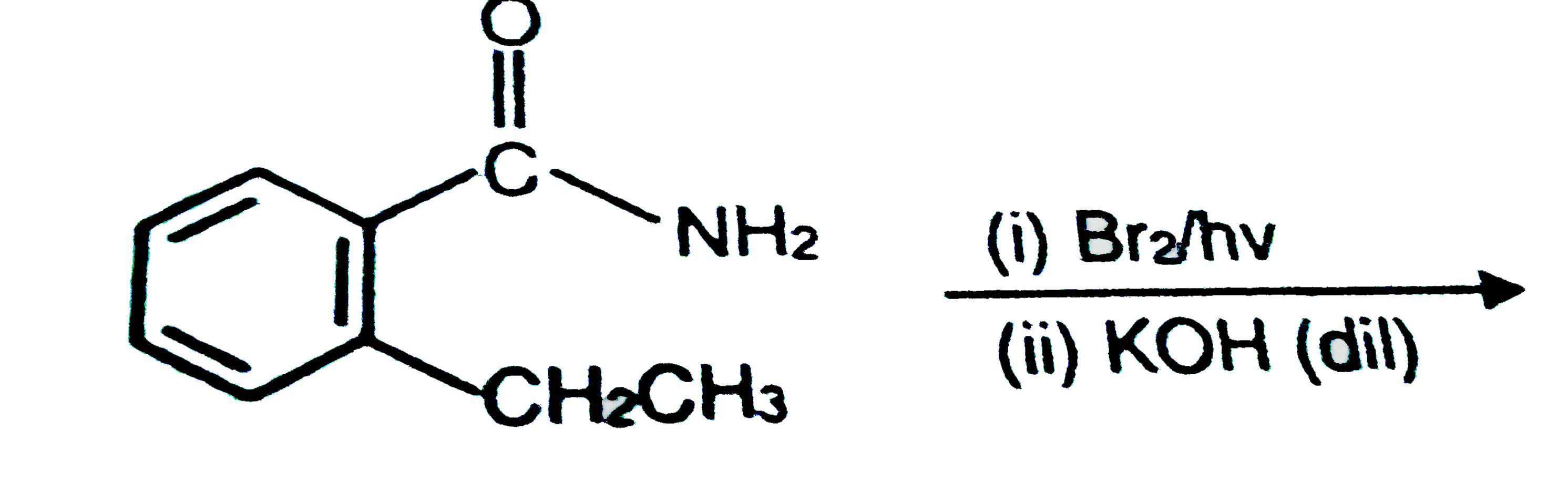 The major product of the following reaction: