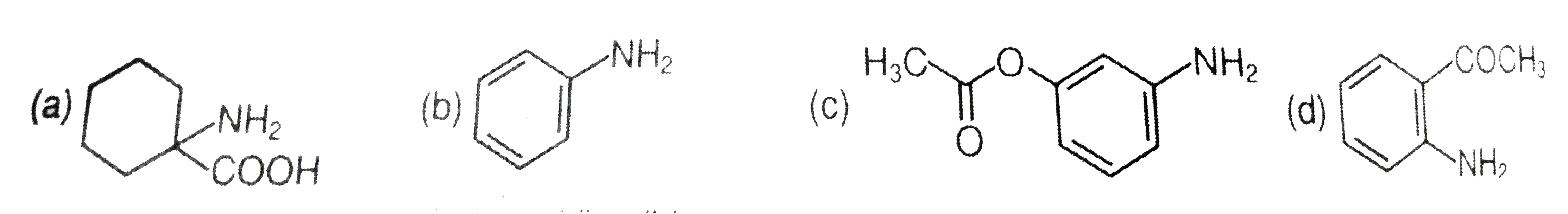 The increasing order of diazotization of the following compound is :