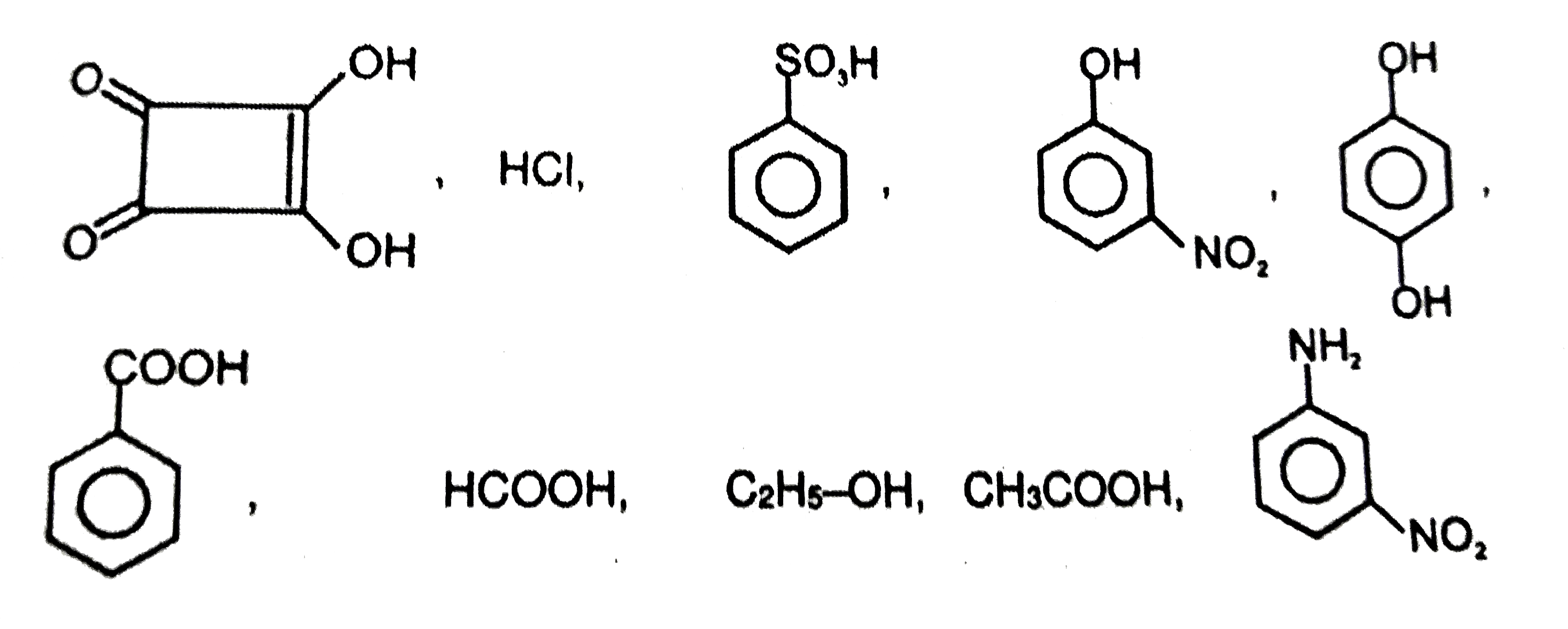 How many of the following compounds give CO(2) on reaction with NaHCO(3)