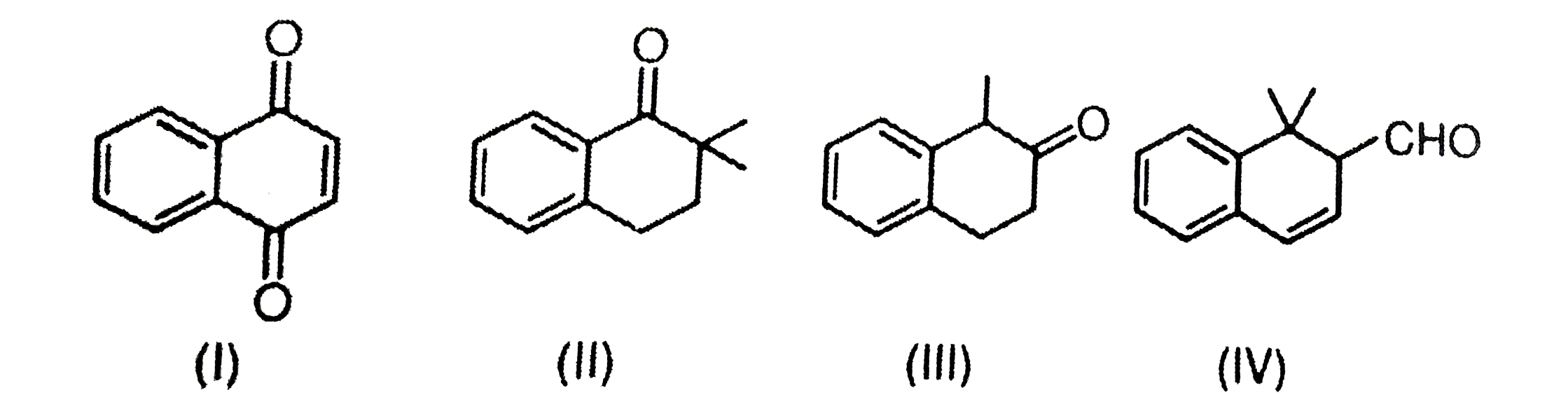 The molecules that can exhibit tautomerism are