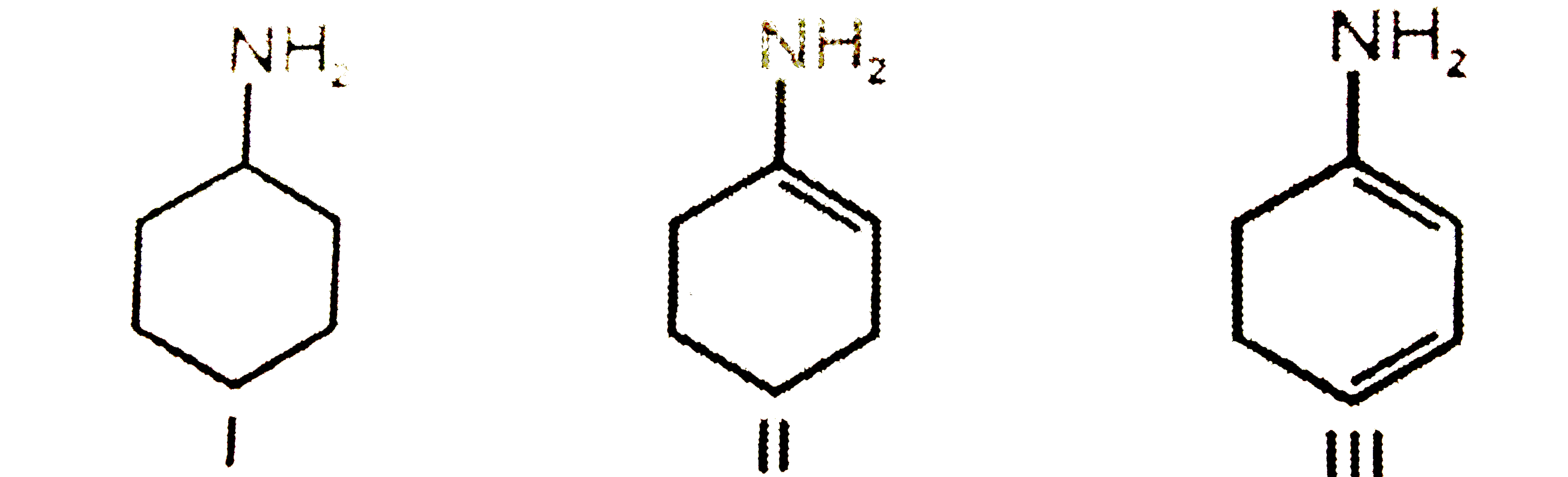 Compare C-N bond length in the following :