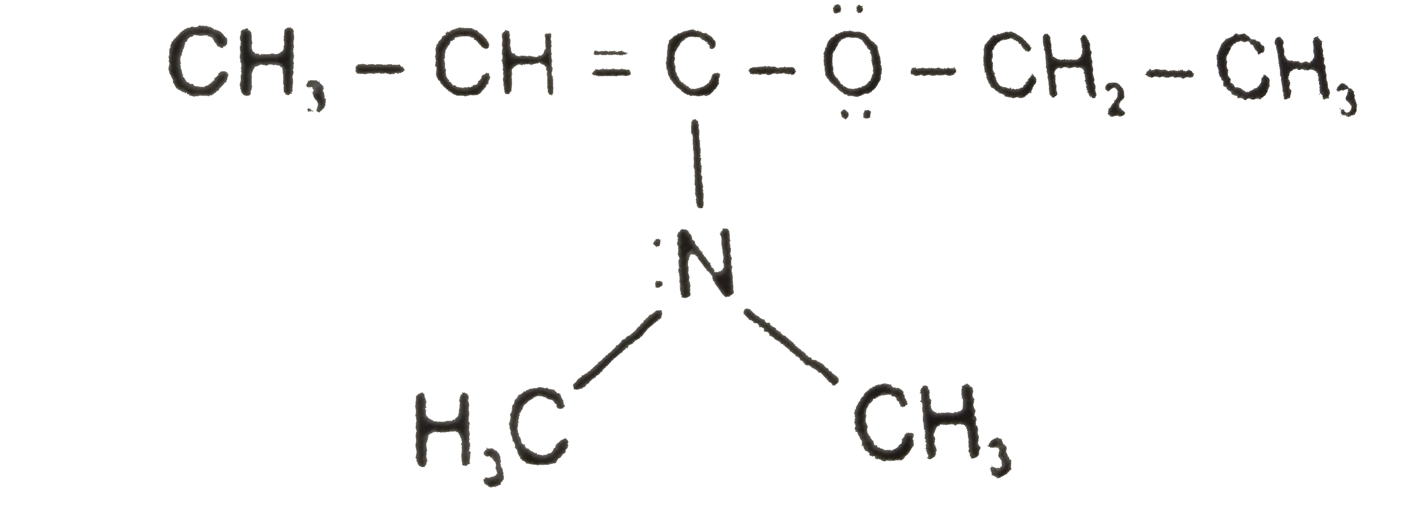 The acceptable resonating structure(s) of the following molecule is/are :