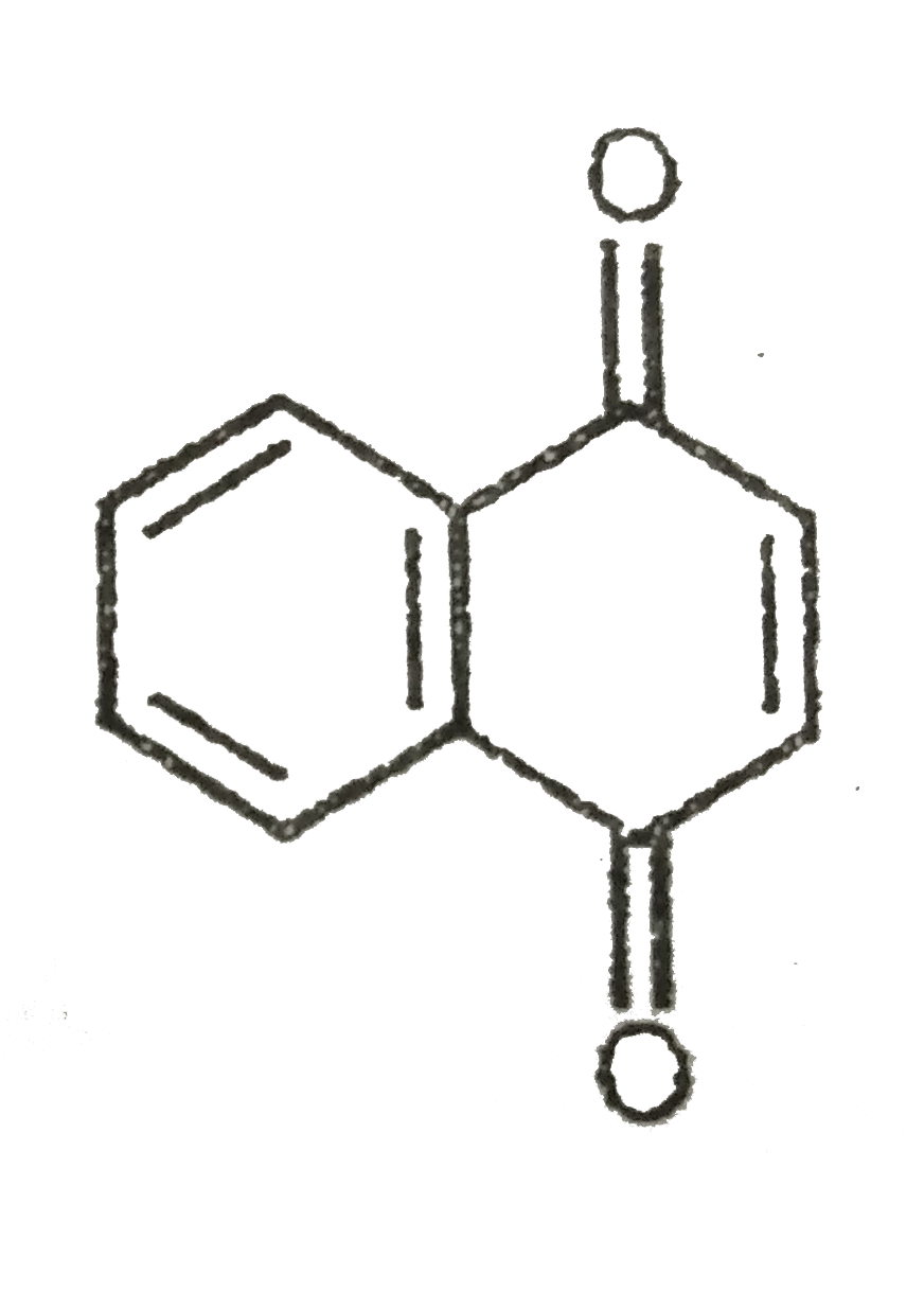 Molecular formula of naphthaquinone   is