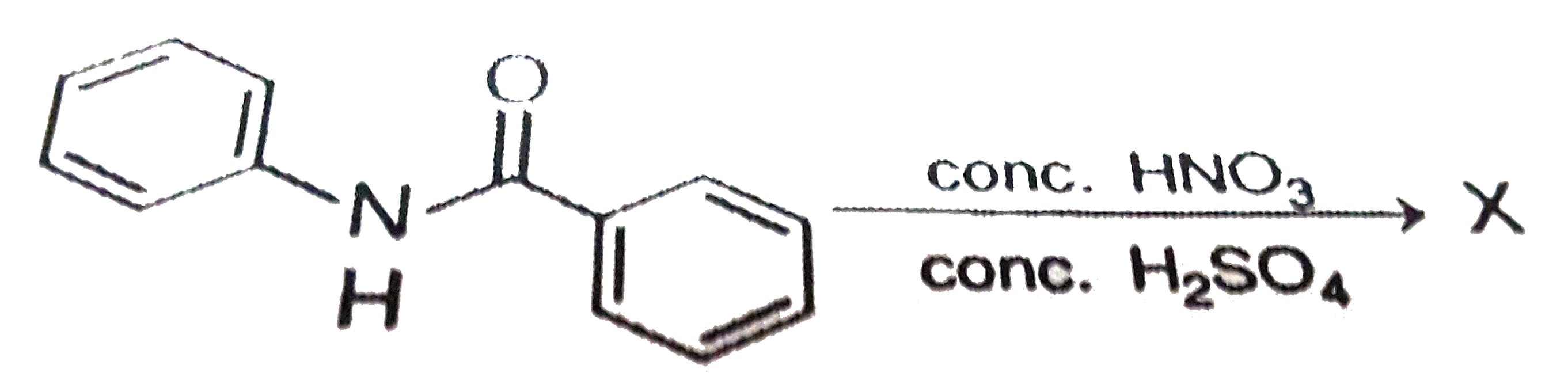 In the following reaction,      the structure of the major product 'X' is :