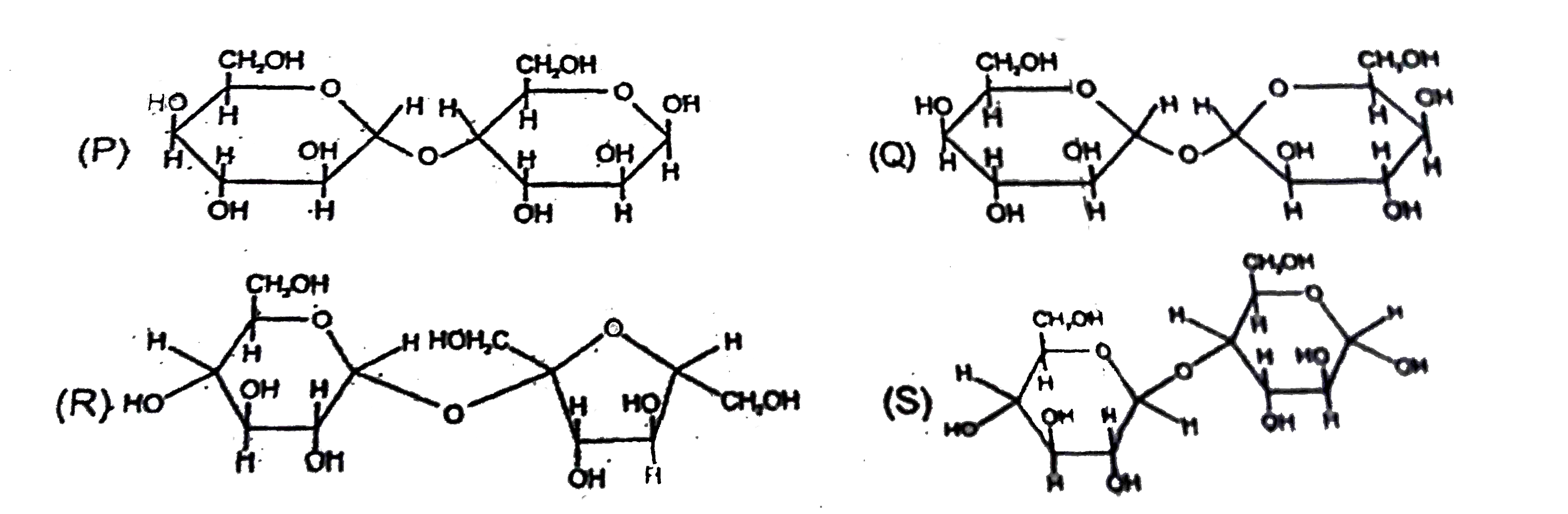 Which of the following disaccharides will not reduce tollen's reagent.