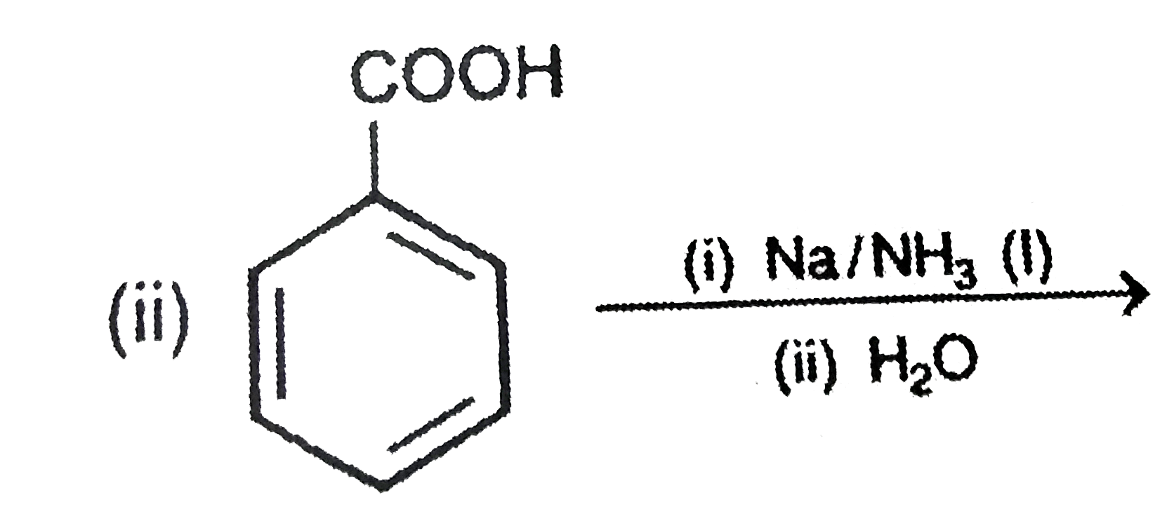 Complete the following reactions :   (i) CH(3)-CH(2)-C-=C-CH(2)-(CH(2))(6)-CH(2)OH underset((ii) H(2)O)overset((i) Na//NH(3)(I))rarr   (ii)