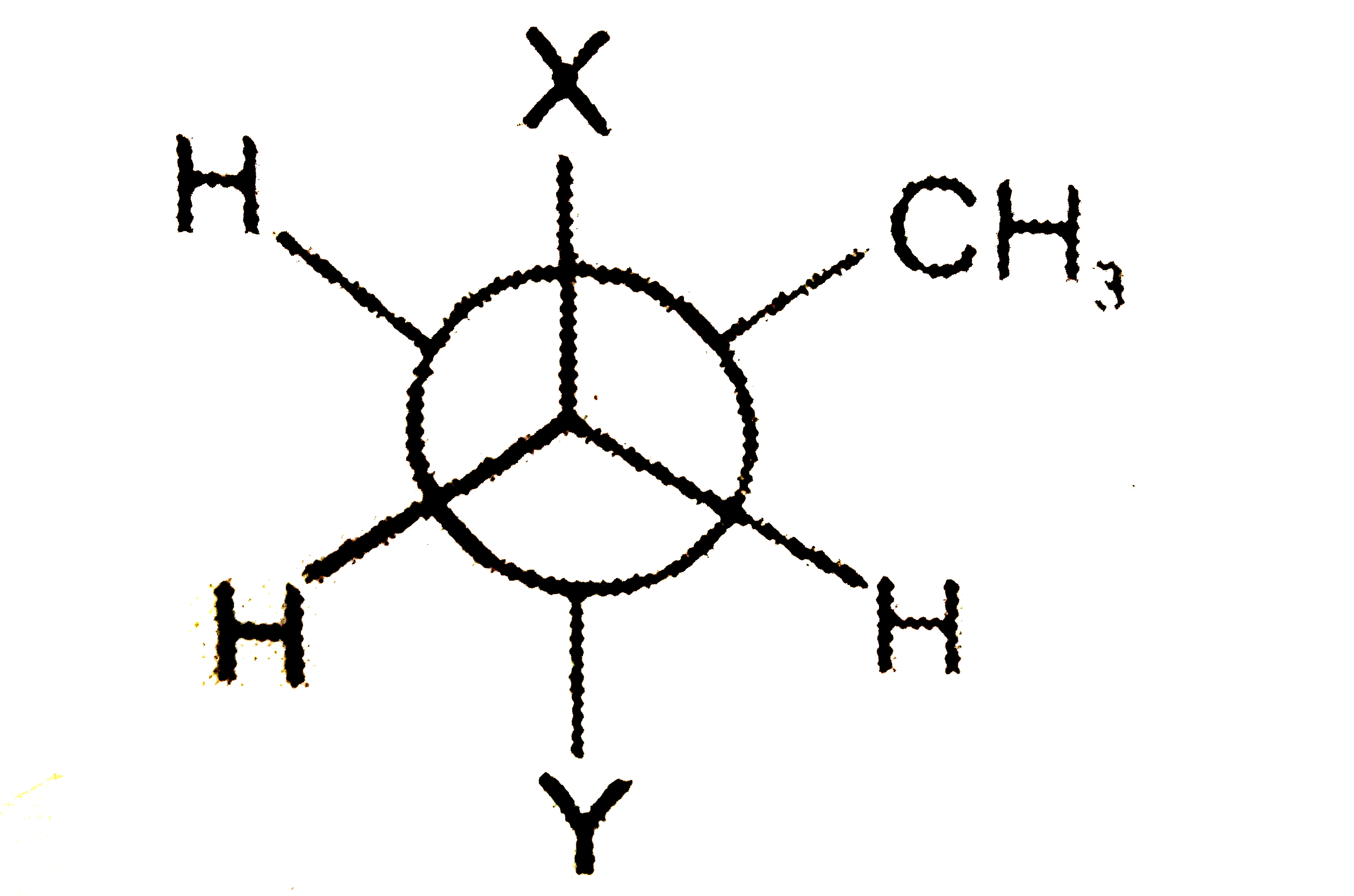 The newman projection formula of 23, dimethylbutane is given as