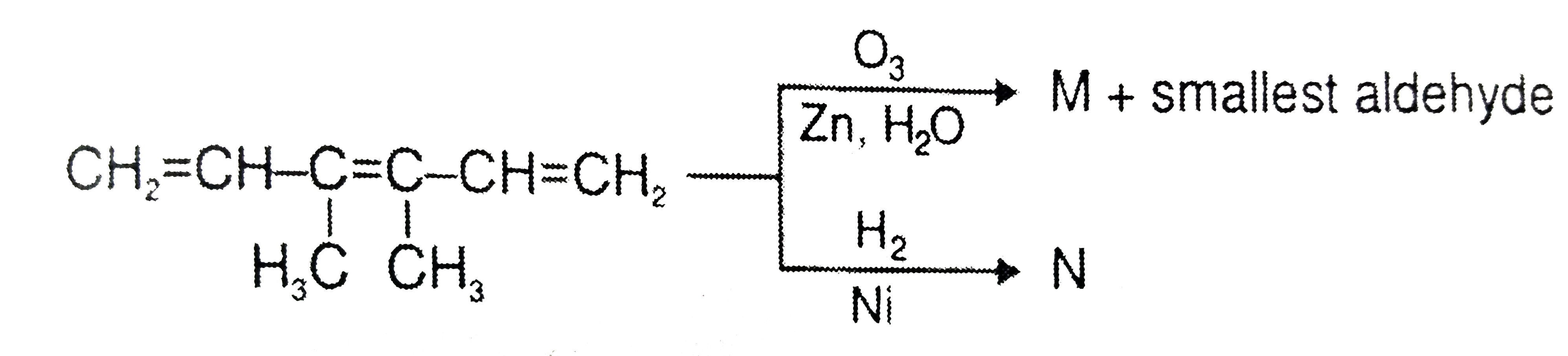 How many total monochloro structural isomers obtained on chlorination of product (N)