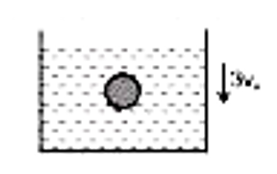 एक पात्र जो कि एक श्यान द्रव से भरा है नीचे की तरफ नियत चाल 3v(0) से जा रहा है। दिये गये क्षण पर एक rr त्रिज्या का गोला ऊर्ध्वाधर नीचे की तरफ (द्रव में) जा रहा है, इस गोले की चाल v(0) है। श्यानता गुणांक eta है। पात्र व द्रव के मध्य कोई सापेक्षिक गति नहीं है। तो इस दिये गये क्षण पर गोले पर श्यान बल का परिमाण है -