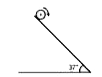 0.4 m त्रिज्या का एक बेलन प्रारम्भ में (t = 0 पर) omega(0) = 54 rad/sec  से घूर्णन करते हुए एक खुरदरे नत तल पर (theta = 37^(@)) रखा जाता है व घर्षण गुणांक mu = 0.5 है। तो शुद्ध लोटनी गति प्रारम्भ गति करने के लिए बेलन द्वारा लिया  गया समय है।