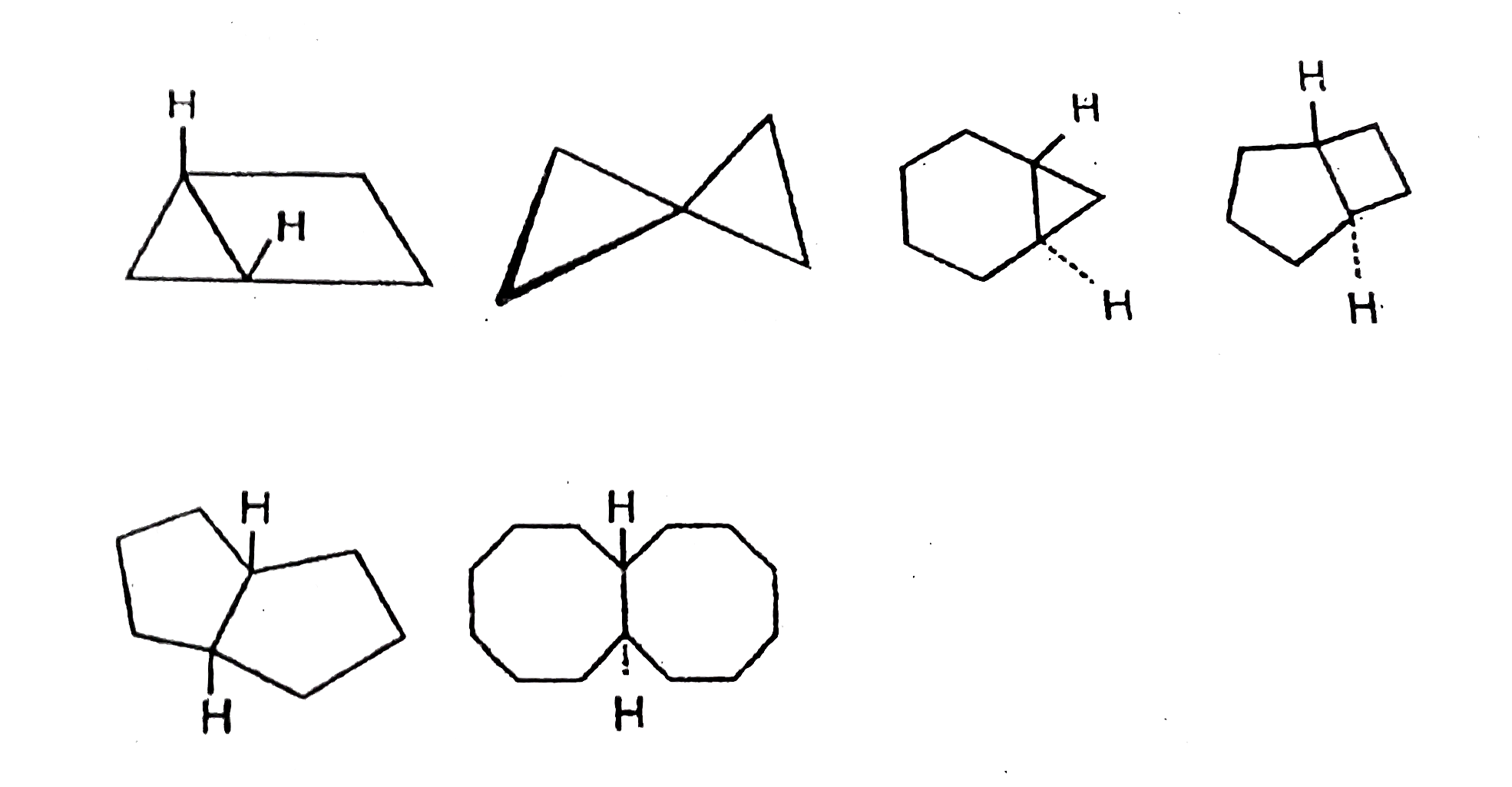 Which of the following compounds can be isolated ? If the number of isolable compounds is X than report your answer as 5X.