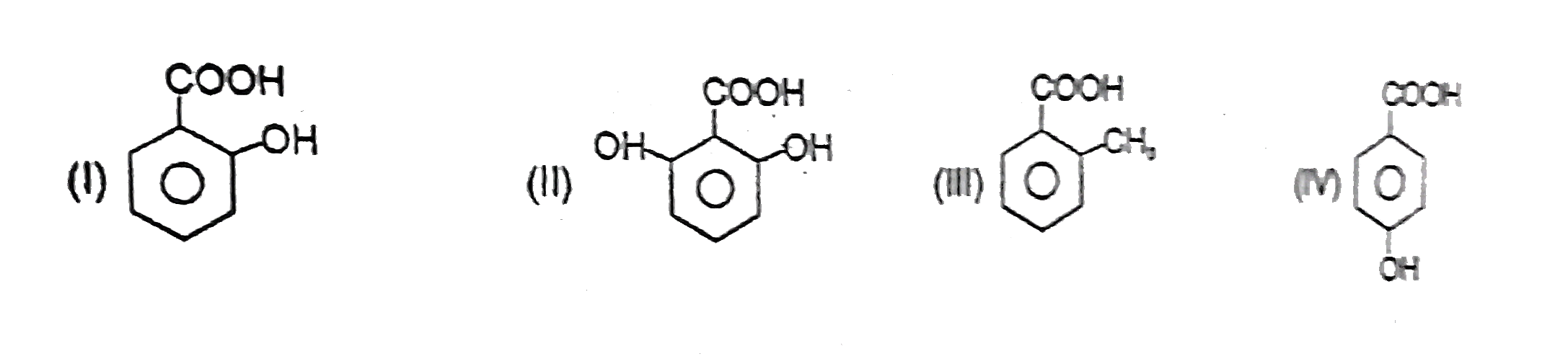 The correct order of acidic strength is :