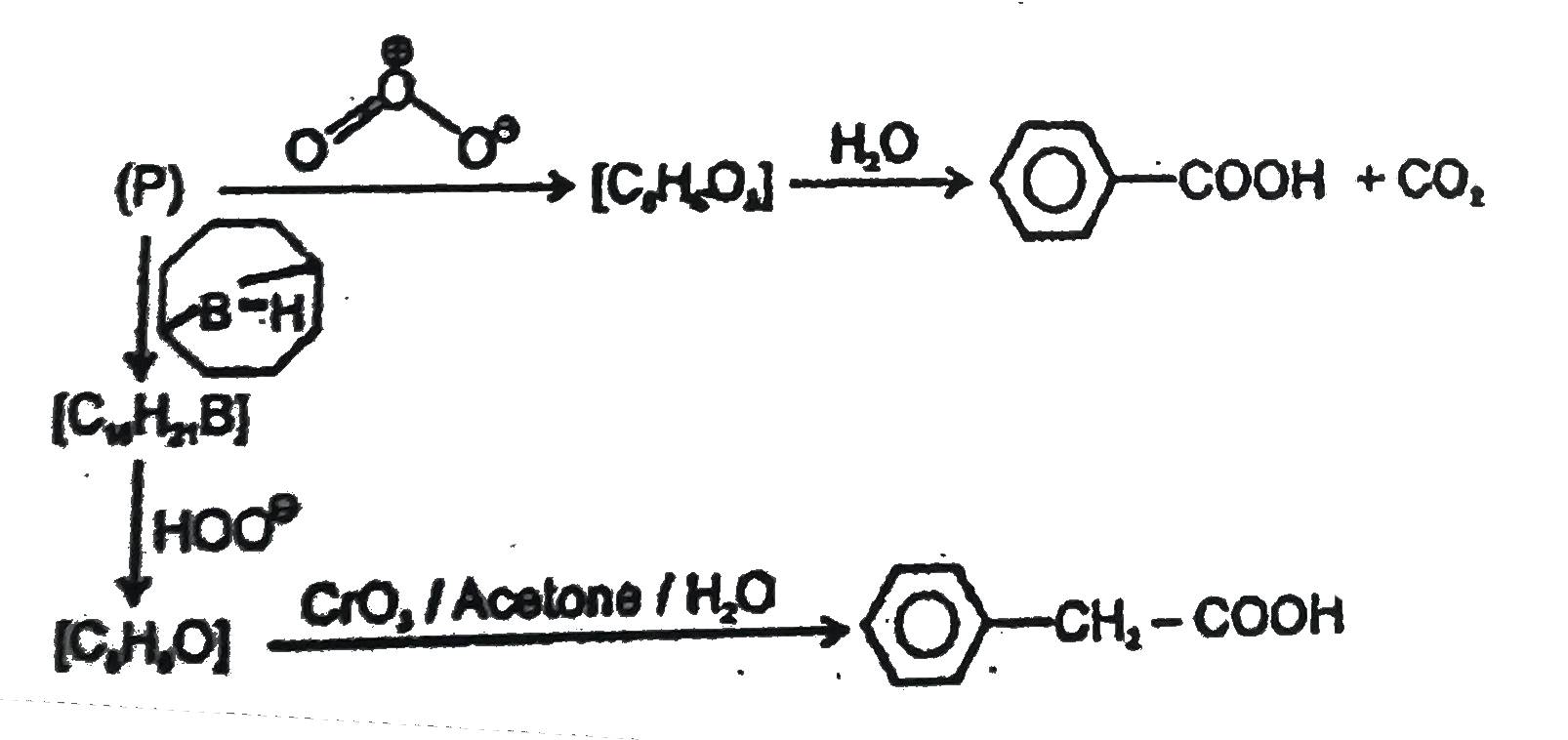 Compound 'P' of the following reaction sequence can be