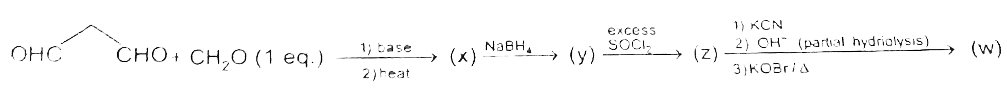 Synthesis of propellane takes placed by the following route.   Q. Product (x) in the above reaction sequence is: