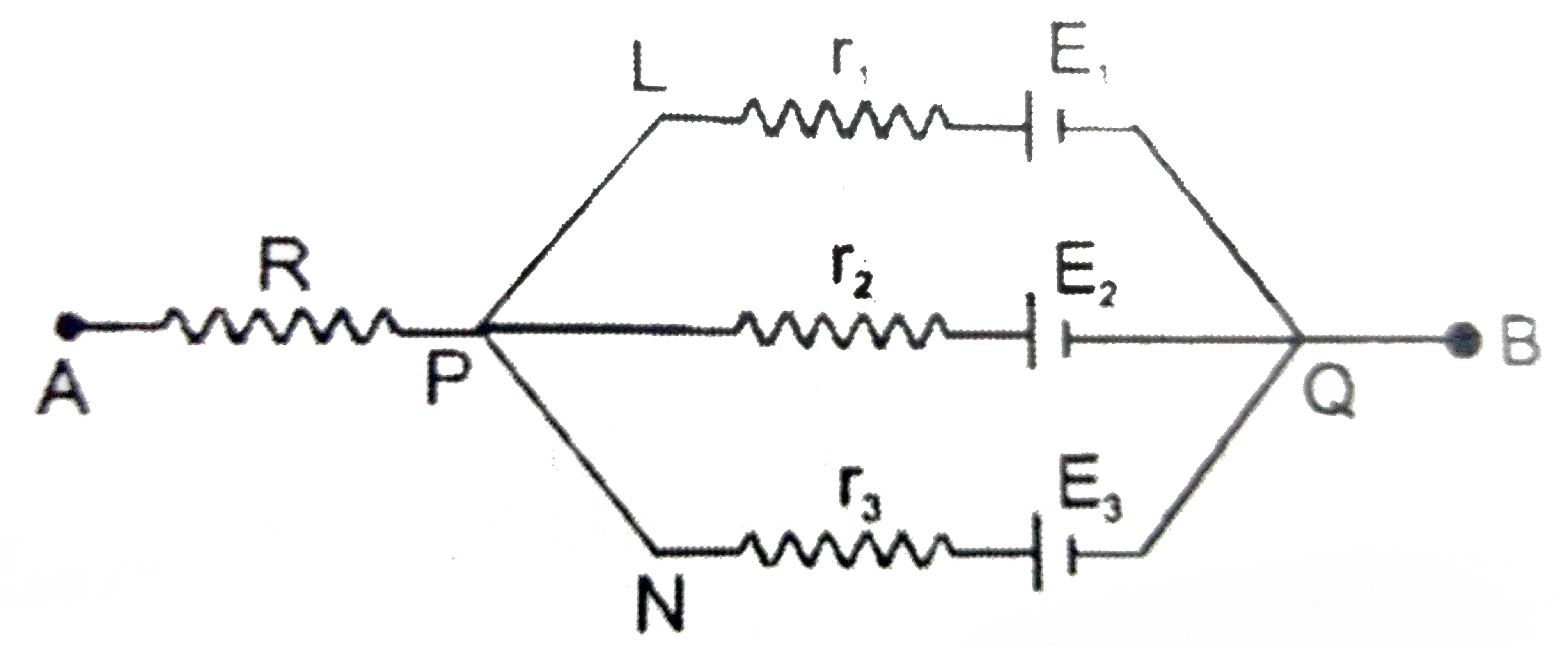 In the circuit shown in fig. E(1)=3