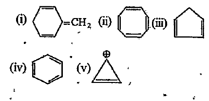 Which of the following compounds are aromatic?