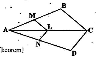 In Fig. , if LM||CB and LN||CD,prove that (AM)/(AB)=(AN)/(AD)