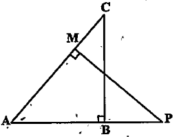 If Fig. 6.3 ,ABC and AMP are two right triangles right angled at B and M respectively.Prove that : (ii)(CA)/(PA)=(BC)/(MP)