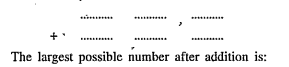 Digit 2,3,4,6,7,8 are arranged in the following blanks: