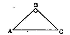 While solving a problem based on 'Pythagoras theorem', a teacher drawn the following triangle ABC.      Rajan argued that the triangle ABC is not drawn correctly. The only way to draw it is      Rajan has the misconception as