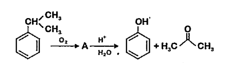 The structure of intermediate A in the following reaction, is: