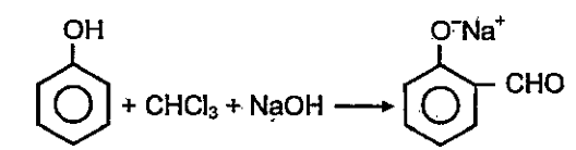 In the reaction      the electrophile involved is: