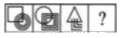 उपरोक्त चित्र श्रृंखला में प्रश्न चिन्ह (?) की जगह पर निम्न में से कौन सी आकृति आएगी ?