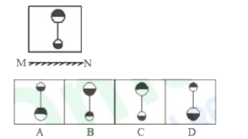 निम्न आकृति का जल प्रतिबिम्ब चुनें?