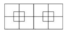 Find the number of squares in the following figure.
