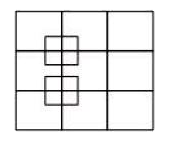 Find the number of squares in the figure :