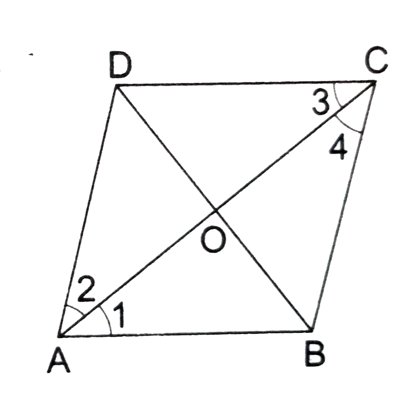 If a diagonal of a parallelogram bisects one of the angles of the parallelogram, prove that it also bisects the angle opposite it, and that the two diagonals are perpendicular to each other.   Also, prove that it is a rhombus.