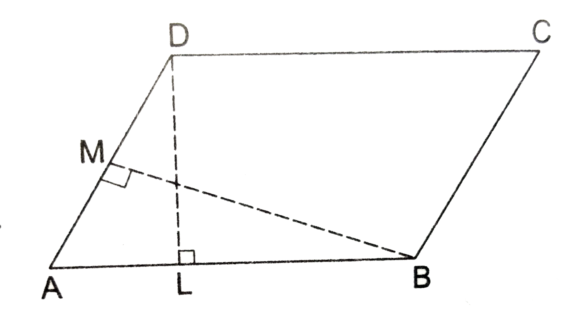 In A Parallelogram Abcd Ab 8 Cm The Altitudes Corresponding To Sid 4126