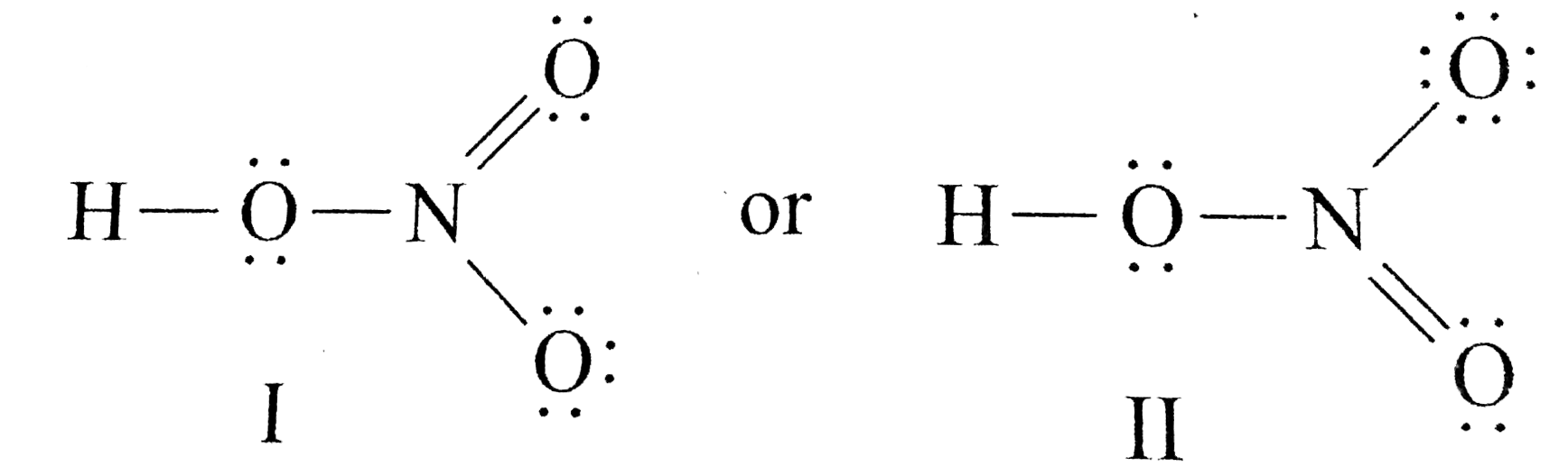 Схема диссоциации hno3