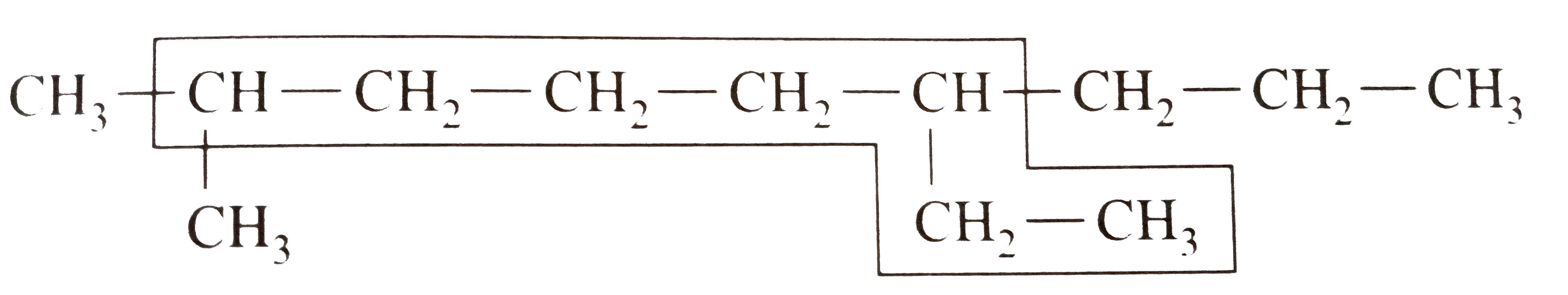 Is the following selection of the parent chain correct? Comment.       Strategy: Parent chain is always the longest possible continuous carbon chain.