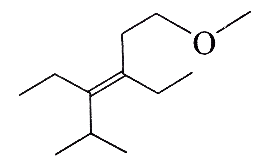 Consider the following derivative of an alkene:      Its correct IUPAC names is