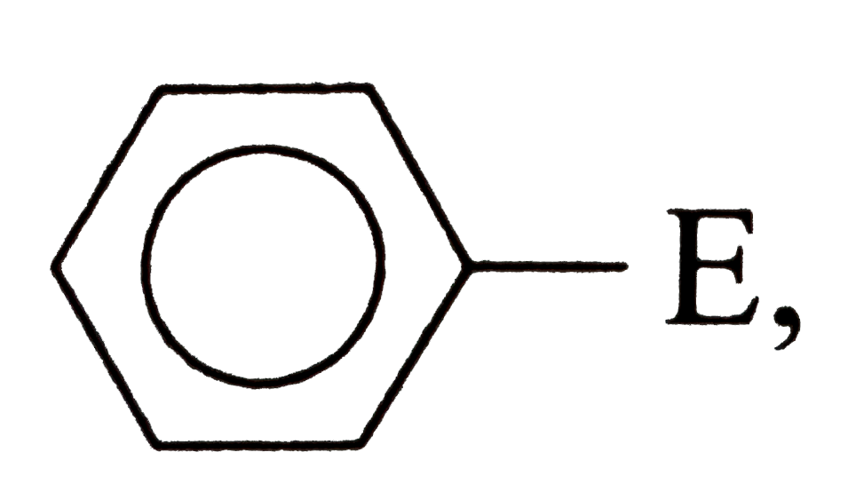 In a compound  electrophilic substitution has occurred the substituents E are methyl -CH(3)Cl-CCl(3) and -CHCl(2) the correct increasing order towards electrophilic substitution is